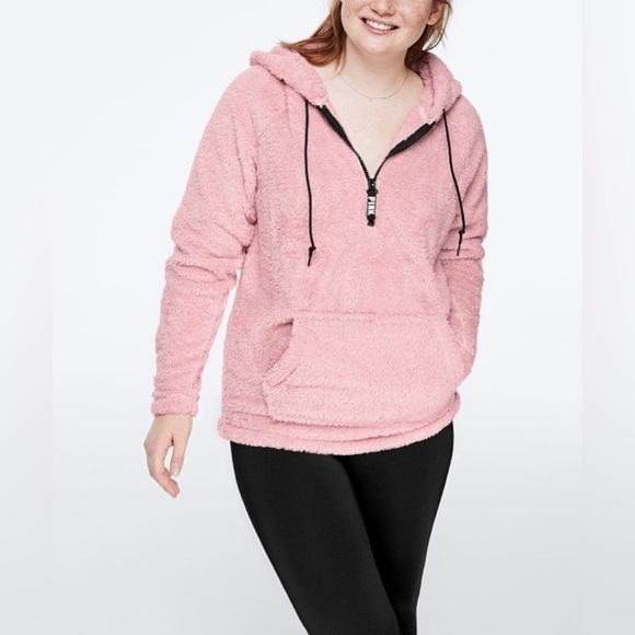 Victoria secret teddy bear HOODIE  size small NEW - Picture 3 of 10